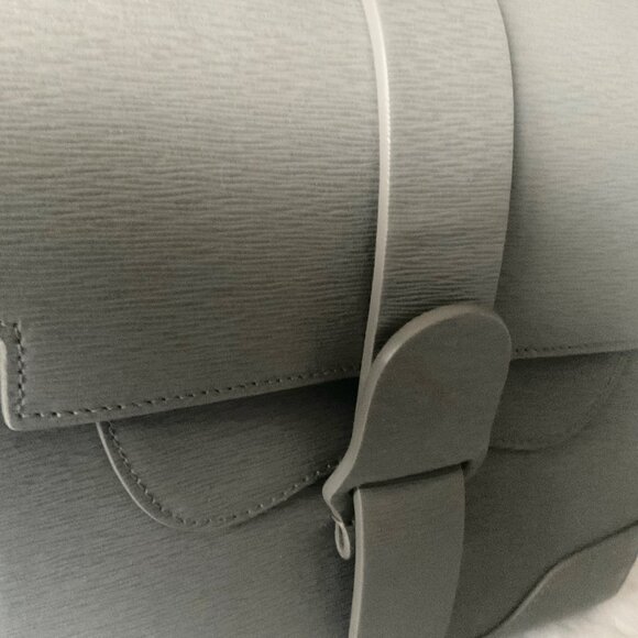 Clean Senreve MINI MAESTRA grey storm Mimosa silver hardware without dust bag - Picture 6 of 9